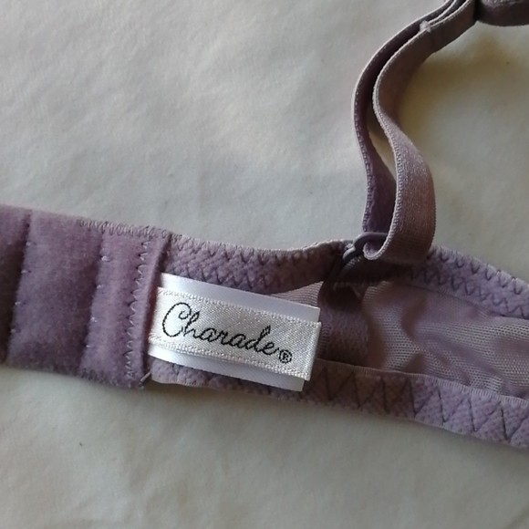 (3/$45) Washed, never worn purple lace Charade bra - Picture 6 of 6